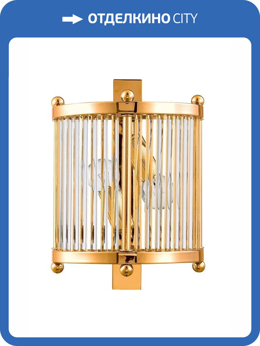 Бра Crystal Lux Tadeo AP2 GOLD/TRANSPARENTE фото 3