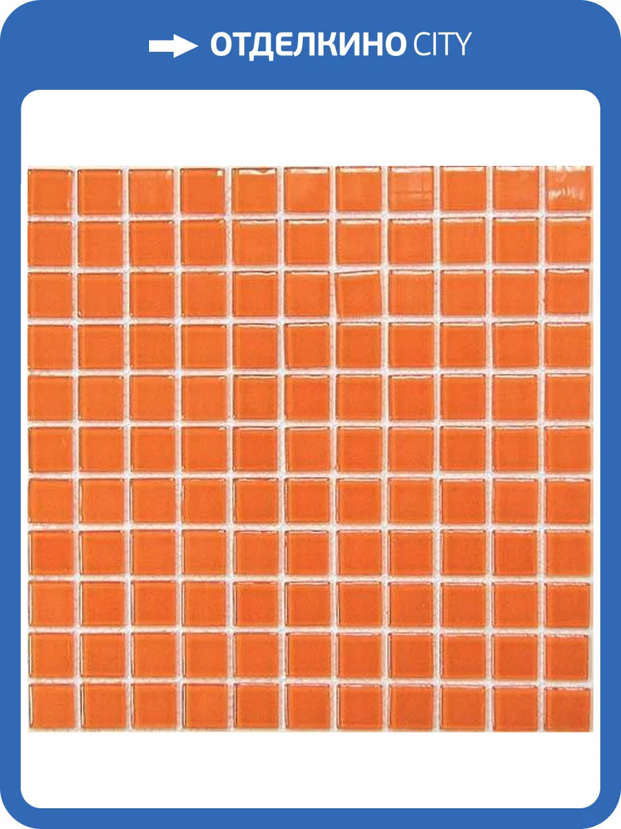 Мозаика Bonaparte Orange Glass (2.5x2.5) 30x30 фото 2