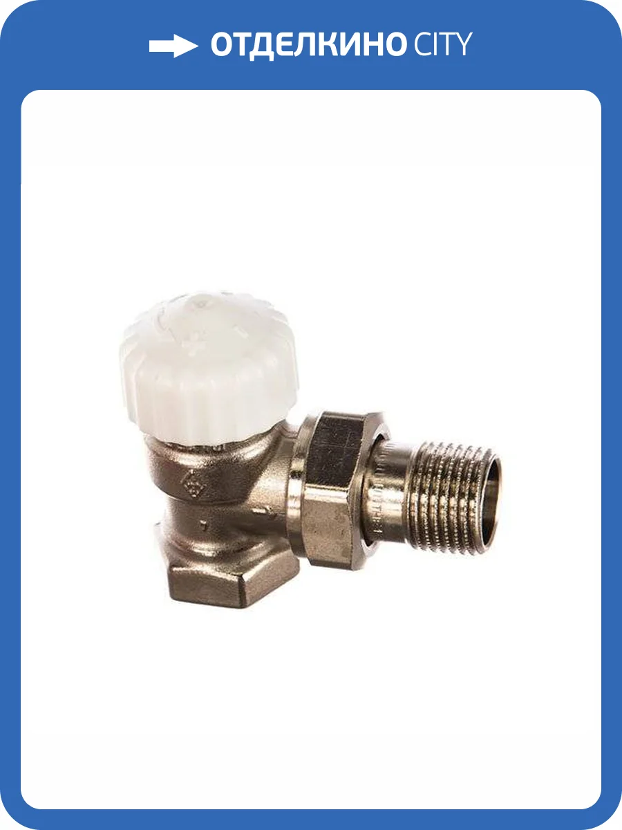Вентиль термостатический Elsen угловой, 1/2 х 1/2, с преднастройкой, никелированный фото 2
