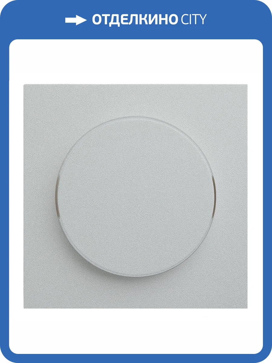 Лицевая панель для диммера Rikett 35721 SV серебро фото 2