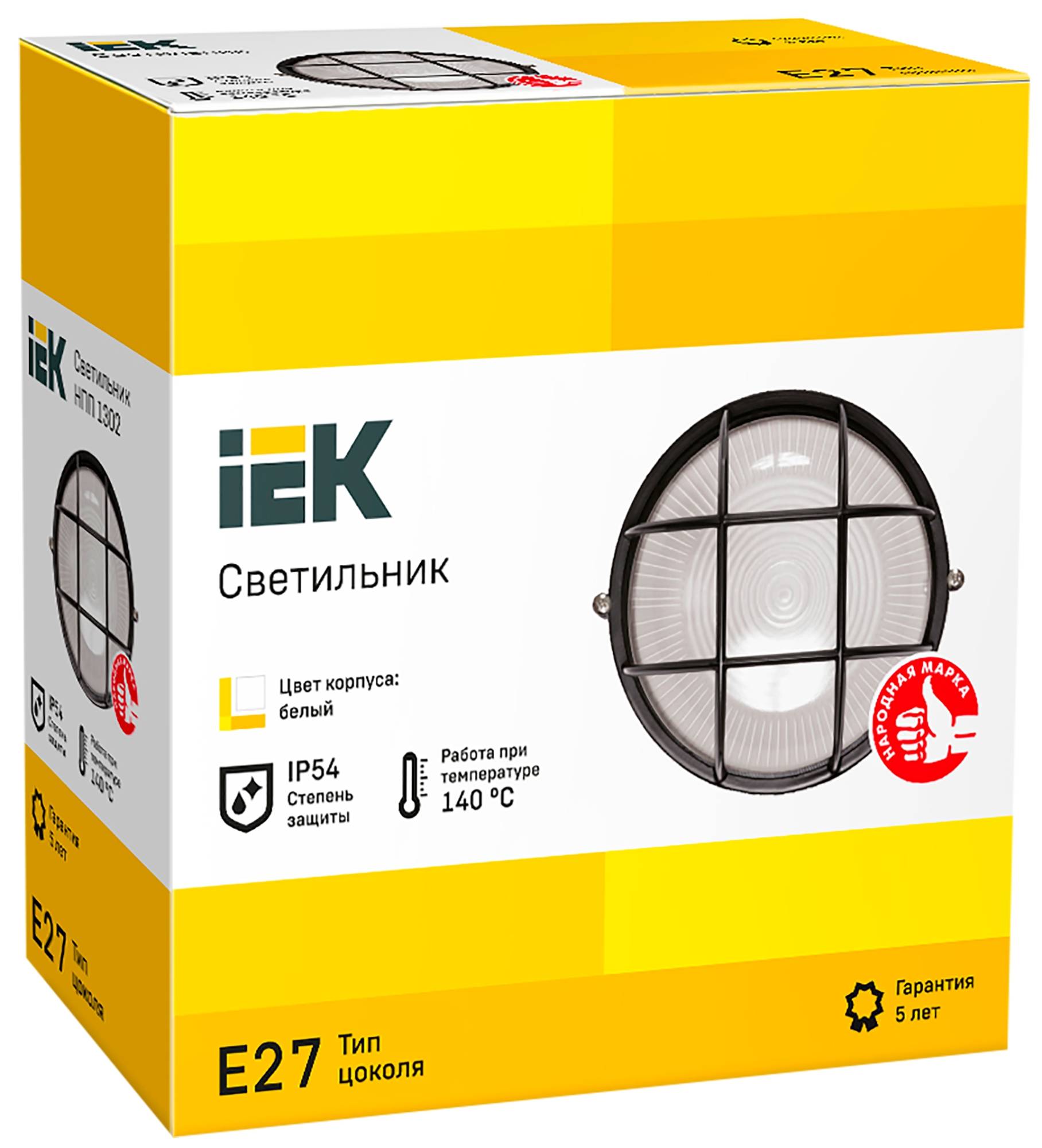 Настенно-потолочный светильник IEK НПП1302 LNPP0-1302-1-060-K01 фото 2