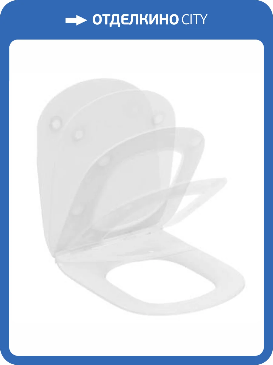 Крышка-сиденье Ideal Standard Tesi T3527V1 с микролифтом, Silk White (Белый матовый) фото 4