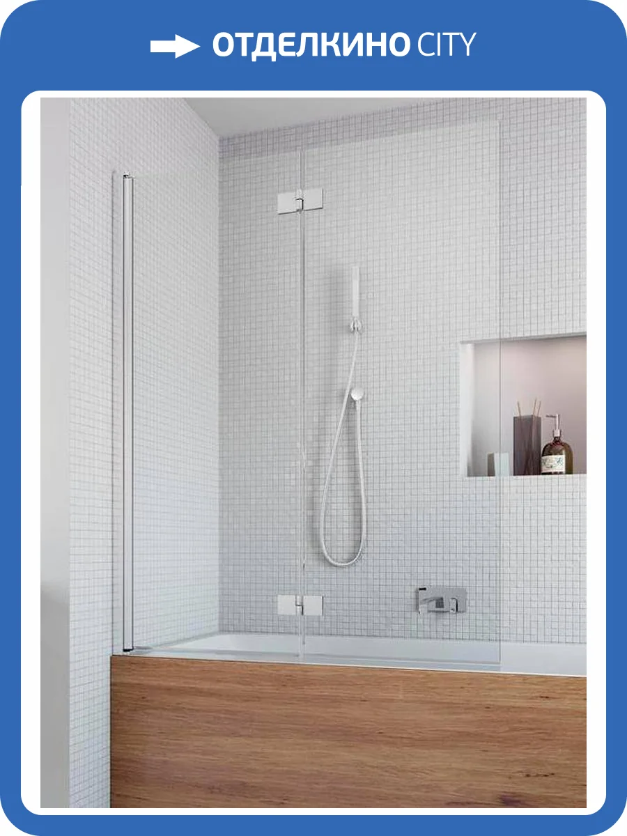 Шторка на ванну Radaway Essenza New PND I 207210-01R 100x150 Правая фото 2