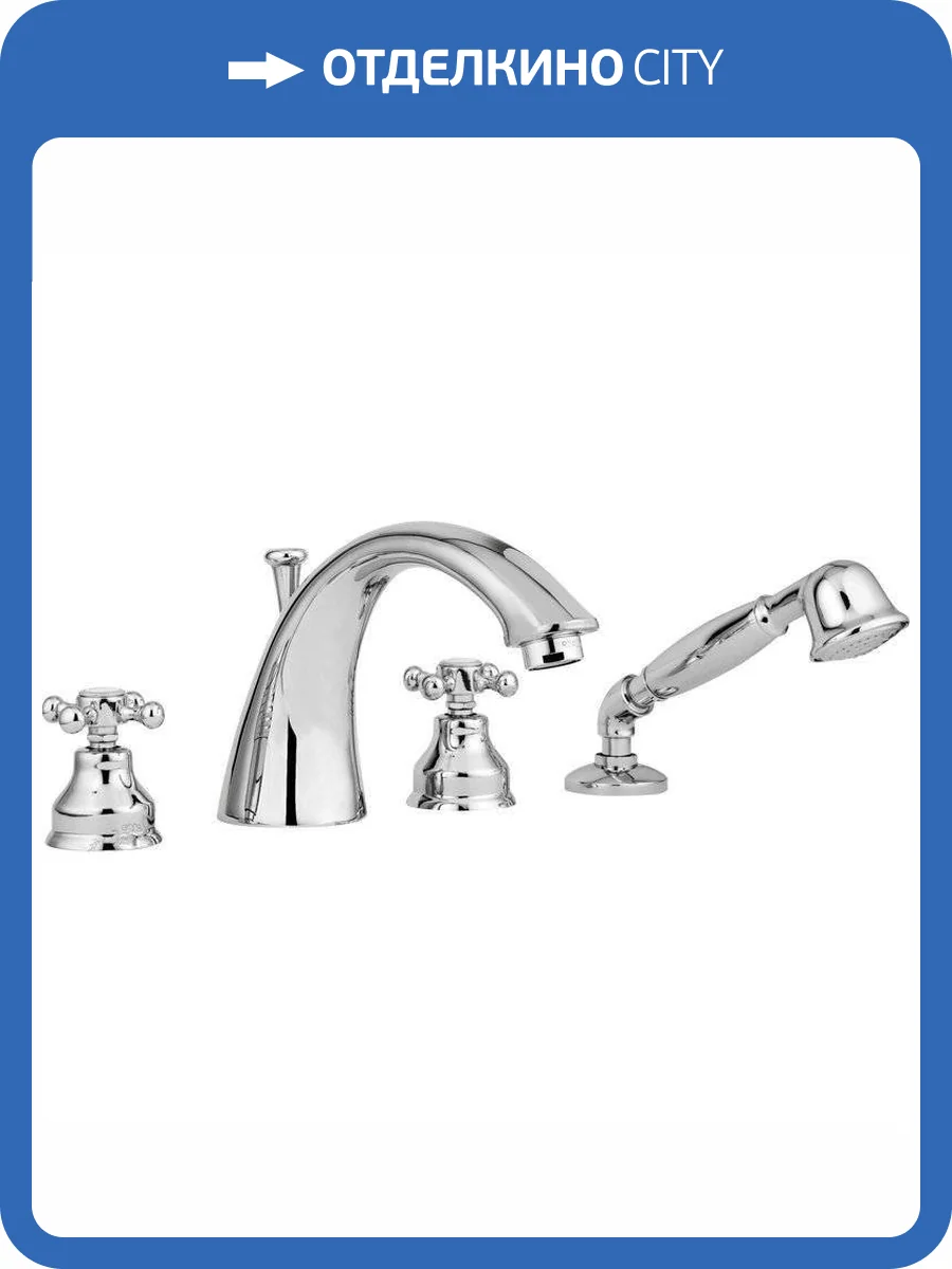 Смеситель на борт ванны Migliore Lady 18826 хром фото 3