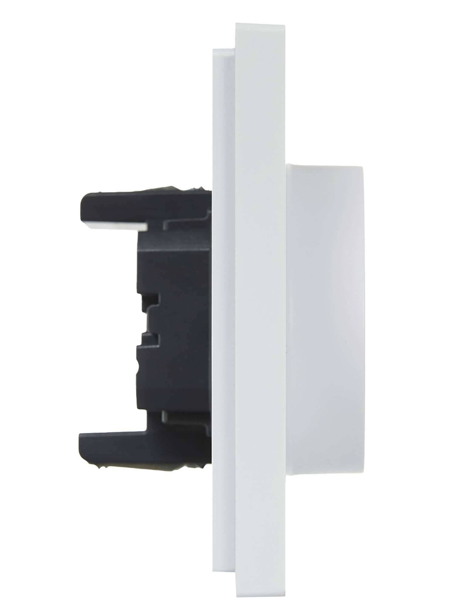 Розетка 2-местная с заземлением IEK Forte&Piano FP-R21-16-1-K01 белый фото 3