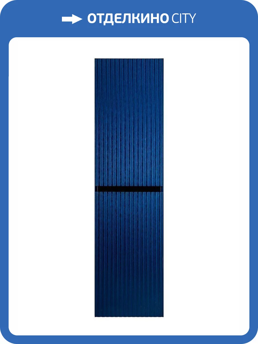 Шкаф-пенал Art&Max Torino AM-TORINO-1500-2A-SO-SA-P Сапфир, 150x40 фото 6