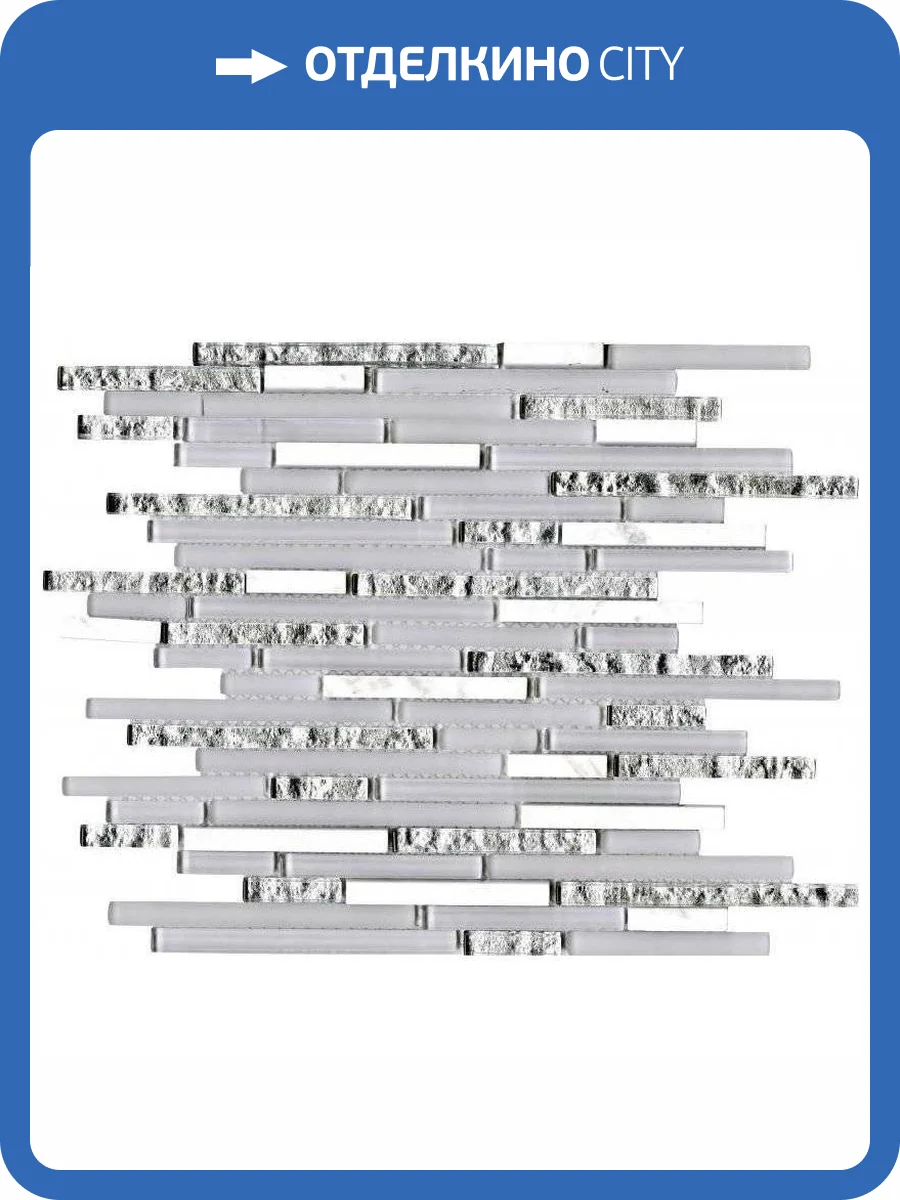 Мозаика L'Antic Colonial Eternity L242521761 Mini Strip White 29.8x30.5 фото 2