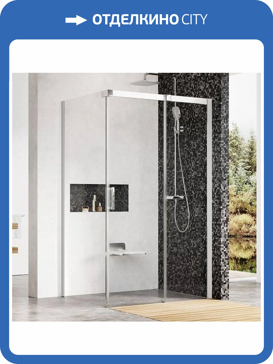Душевой уголок Ravak MSDPS 120х90 R Transparent, профиль хром фото 8