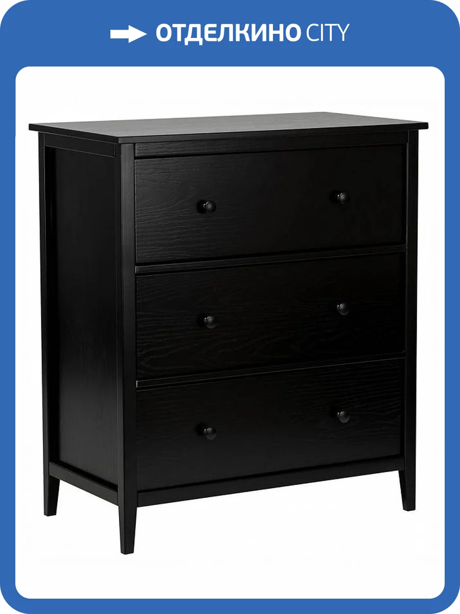 Комод Leset Токе 2105876000005 Чёрный фото 10