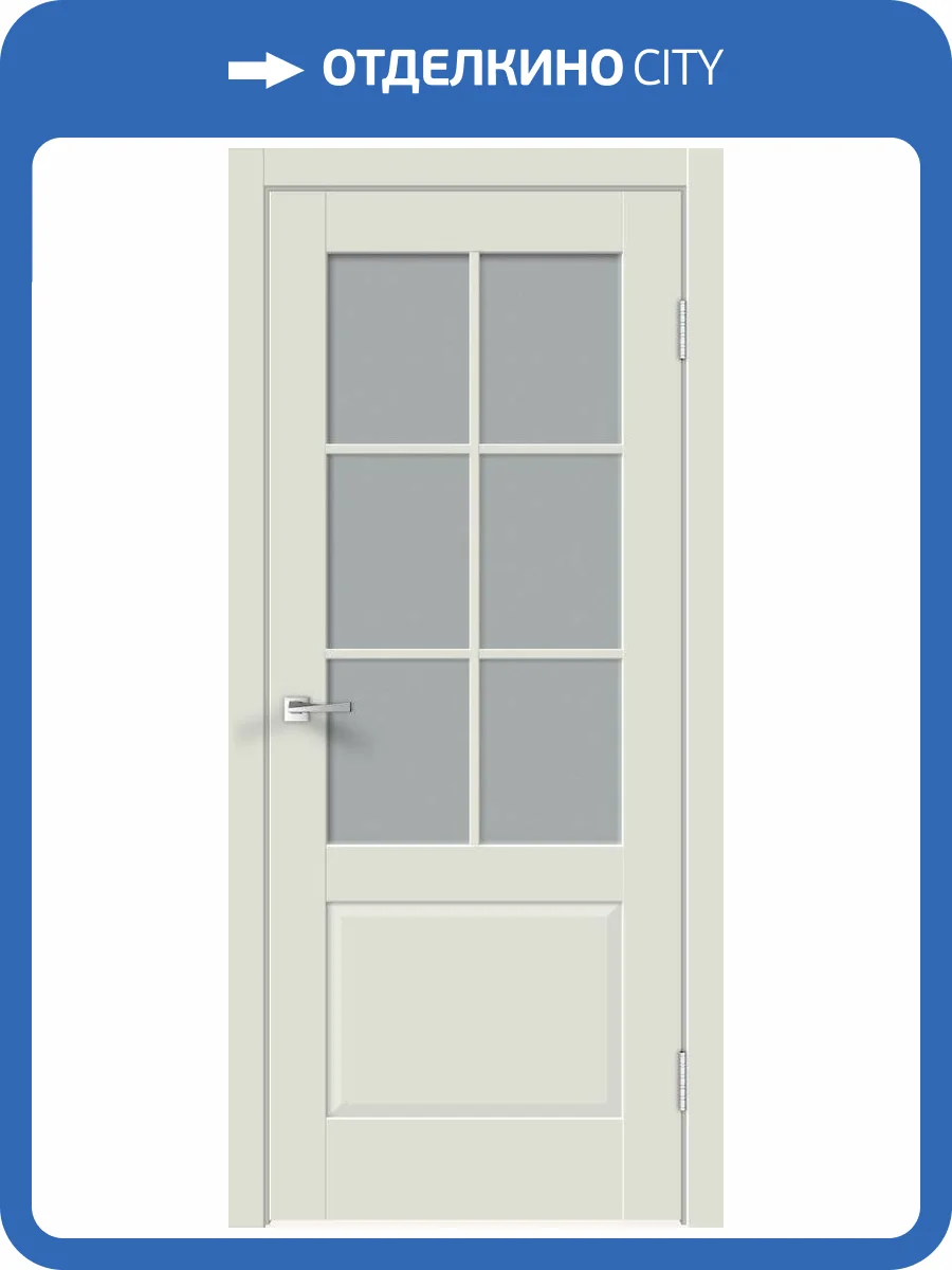 Дверное полотно экошпон VellDoris ALTO 12 2V VD811426 Мателюкс Светло-серый Эмалит 800x2000 фото 2