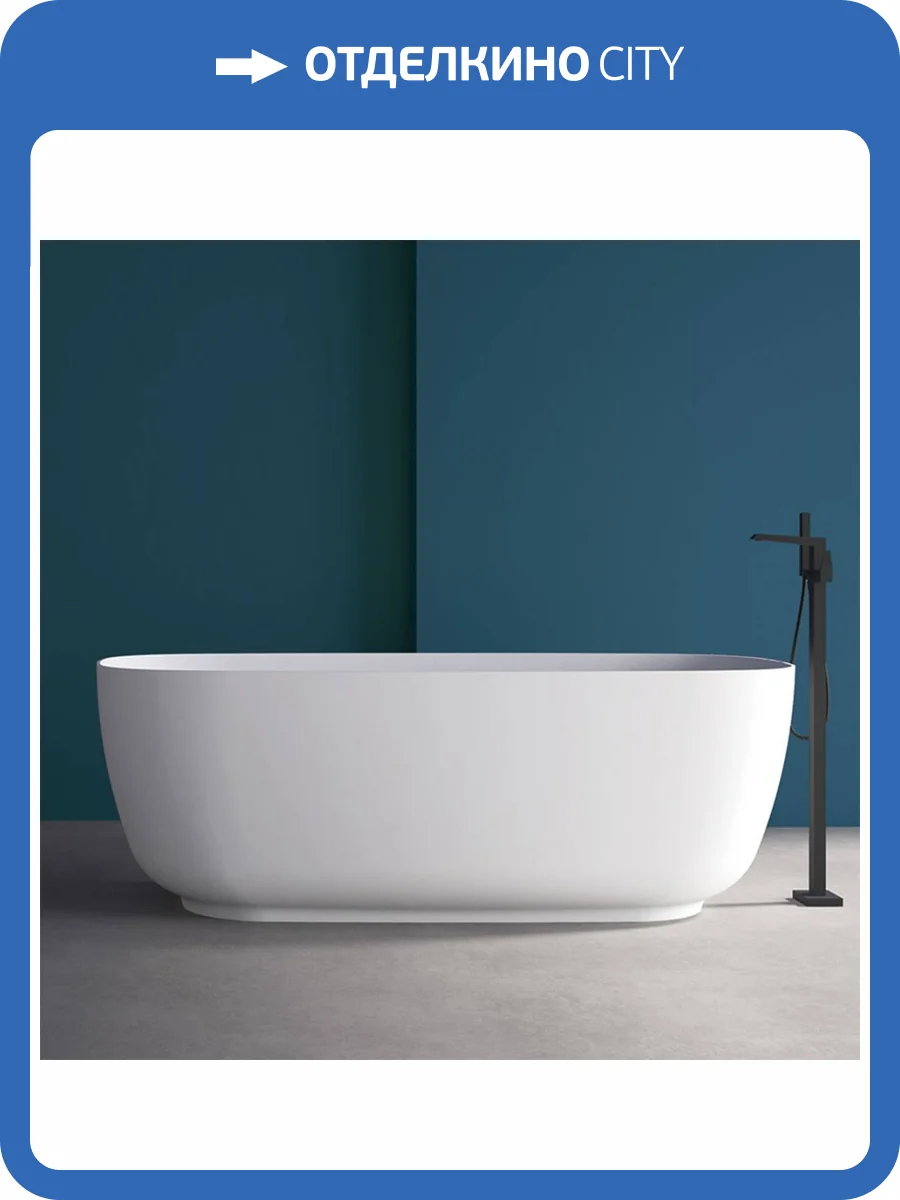 Акриловая ванна Vincea VBT-631 170x75 со сливом-переливом фото 5