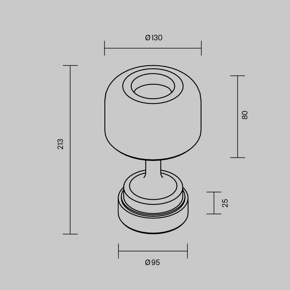 Настольная лампа светодиодная аккумуляторная Maytoni Spirito MOD286RL-L3B3K фото 3
