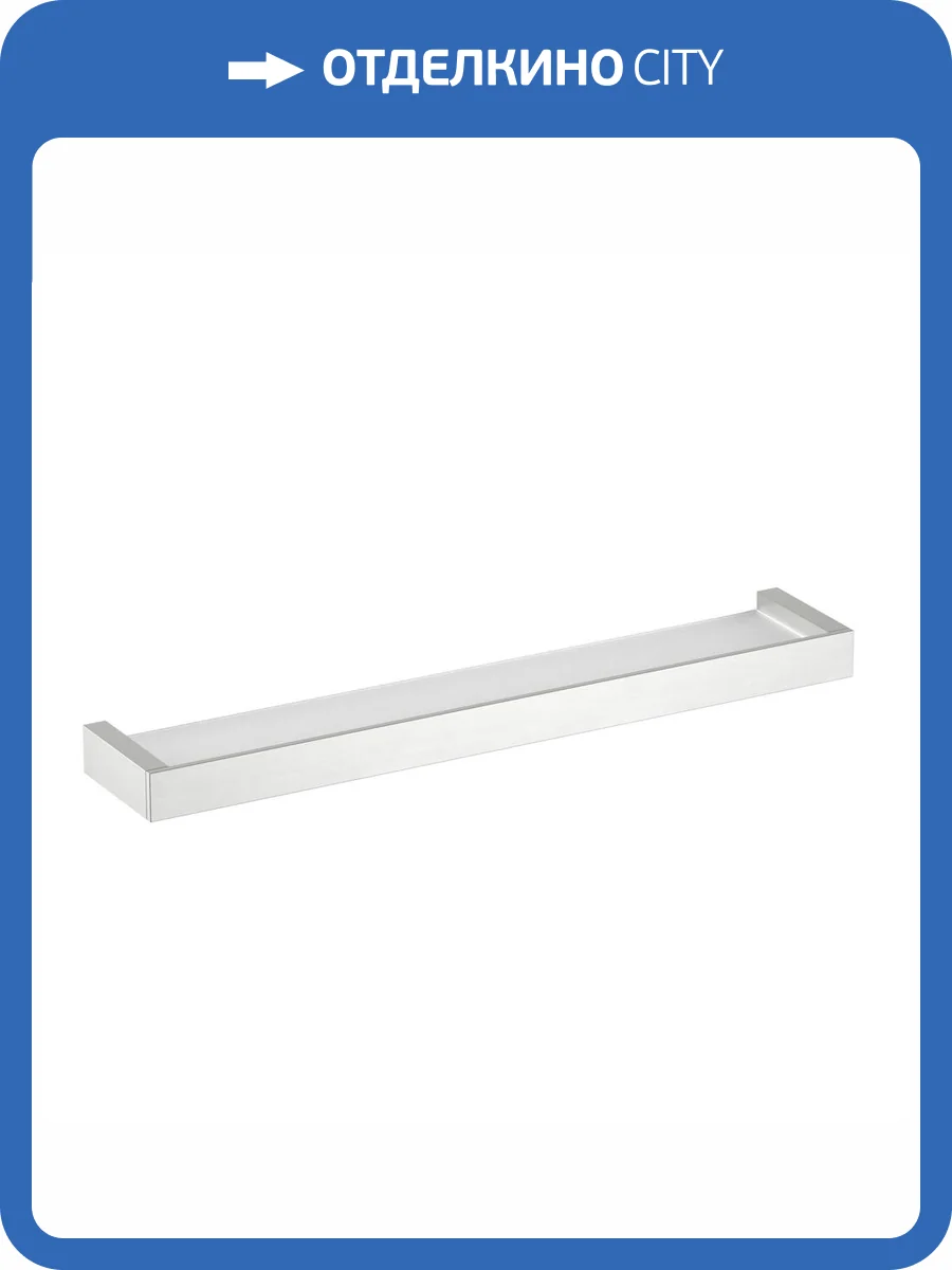 Полка Timo Petruma 15272/13 стеклянная, никель фото 4