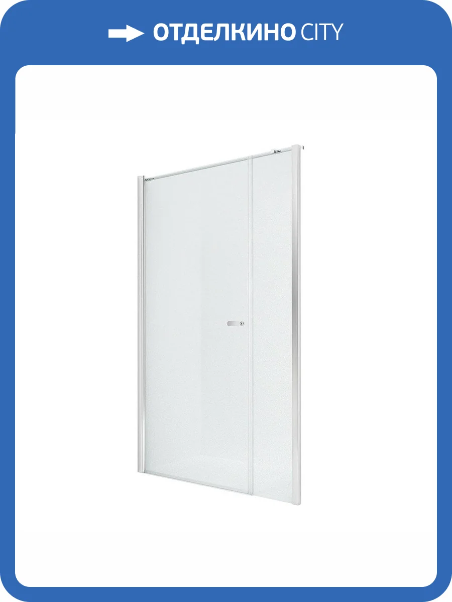 Дверь в нишу NEW TRENDY NEW SOLEO PLUS 110x195 D-0140A/D-0094B (хром) фото 8