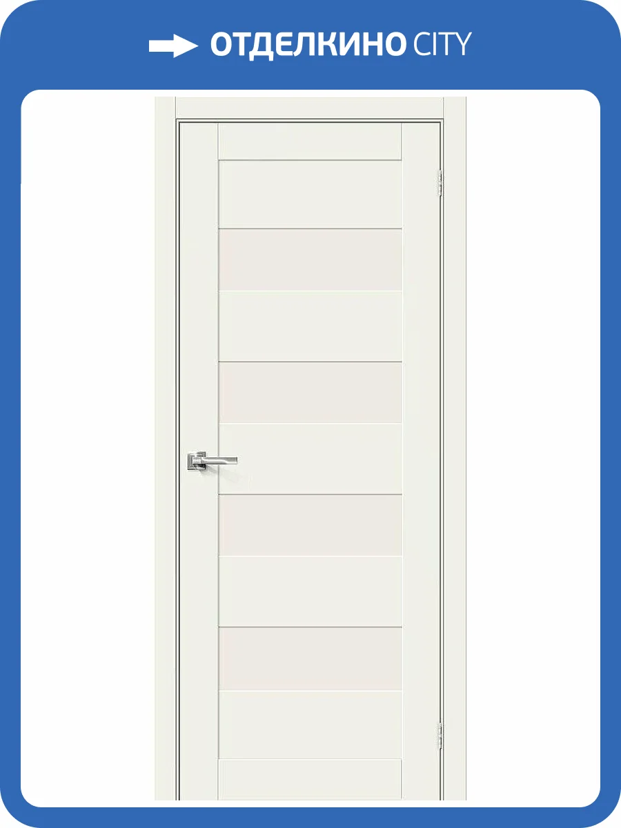 Межкомнатная дверь Bravo 092-0467 Браво-23 White Mix 200x90 фото 2