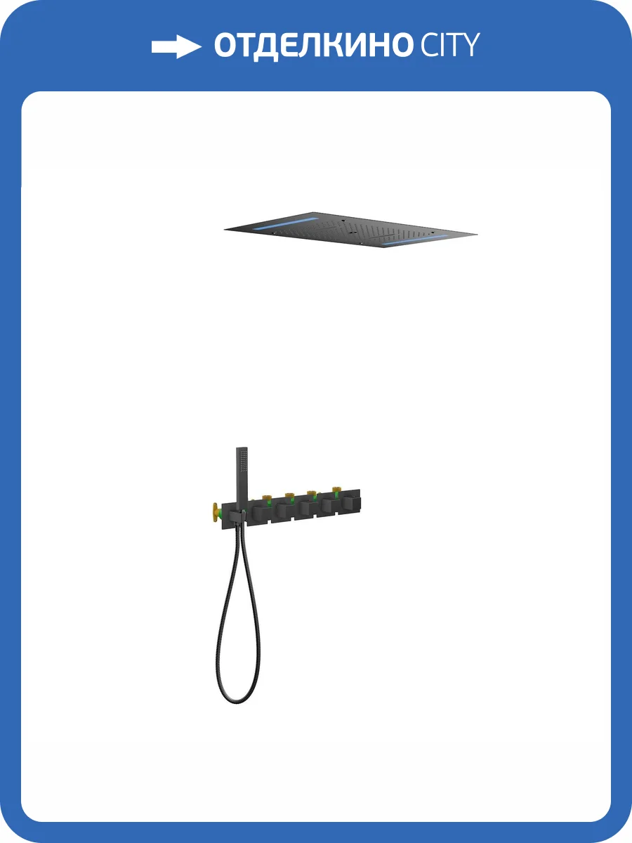 Душевая система Timo Petruma SX-5229/03SM черная, встраиваемая, с термостатом фото 3
