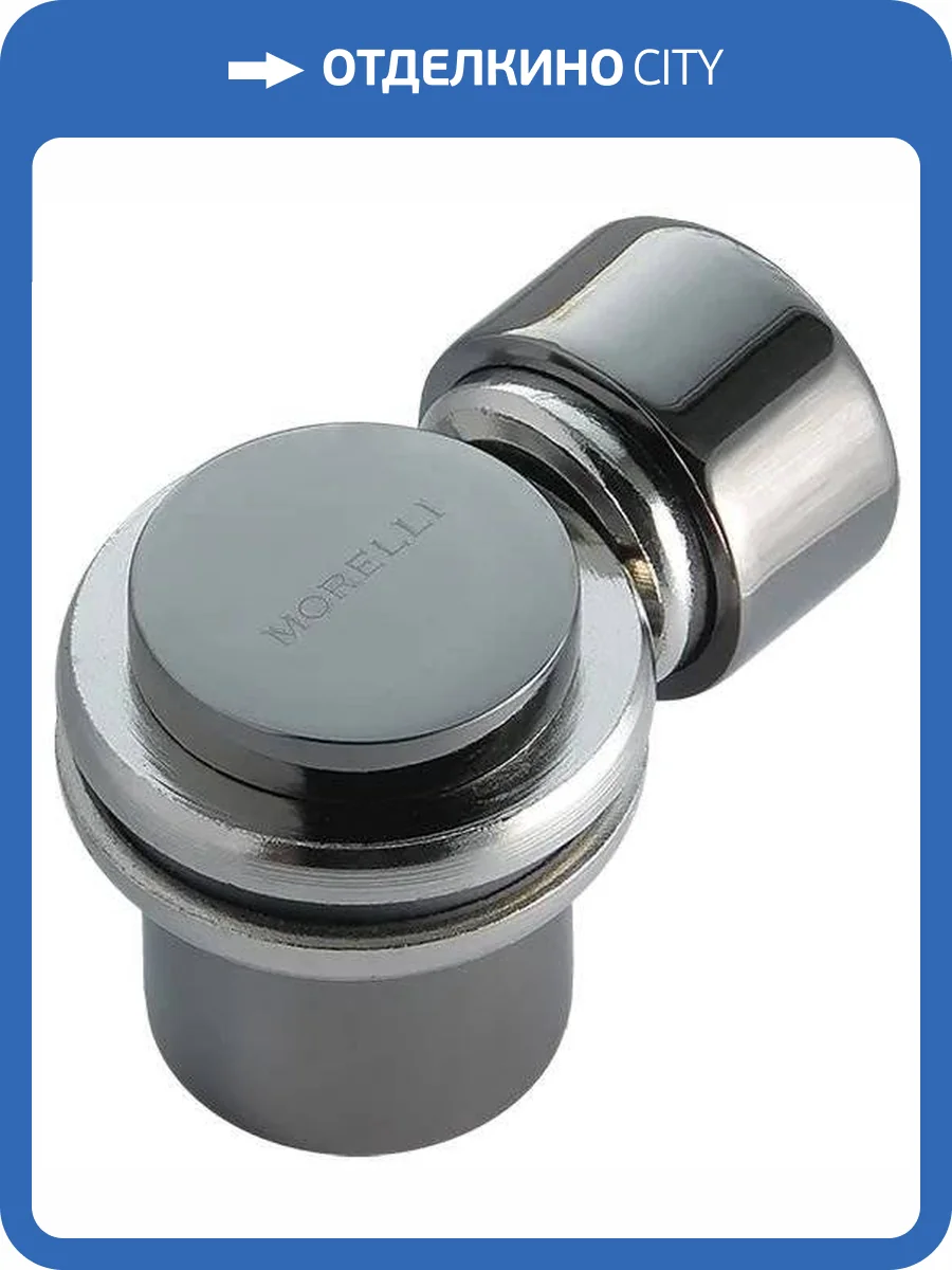 Дверной ограничитель Morelli MDS-4 BN черный никель, магнитный фото 3