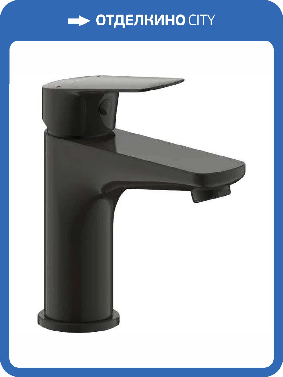 Смеситель для раковины Bravat Rhein F1429564BW-9-ENG черный матовый фото 3