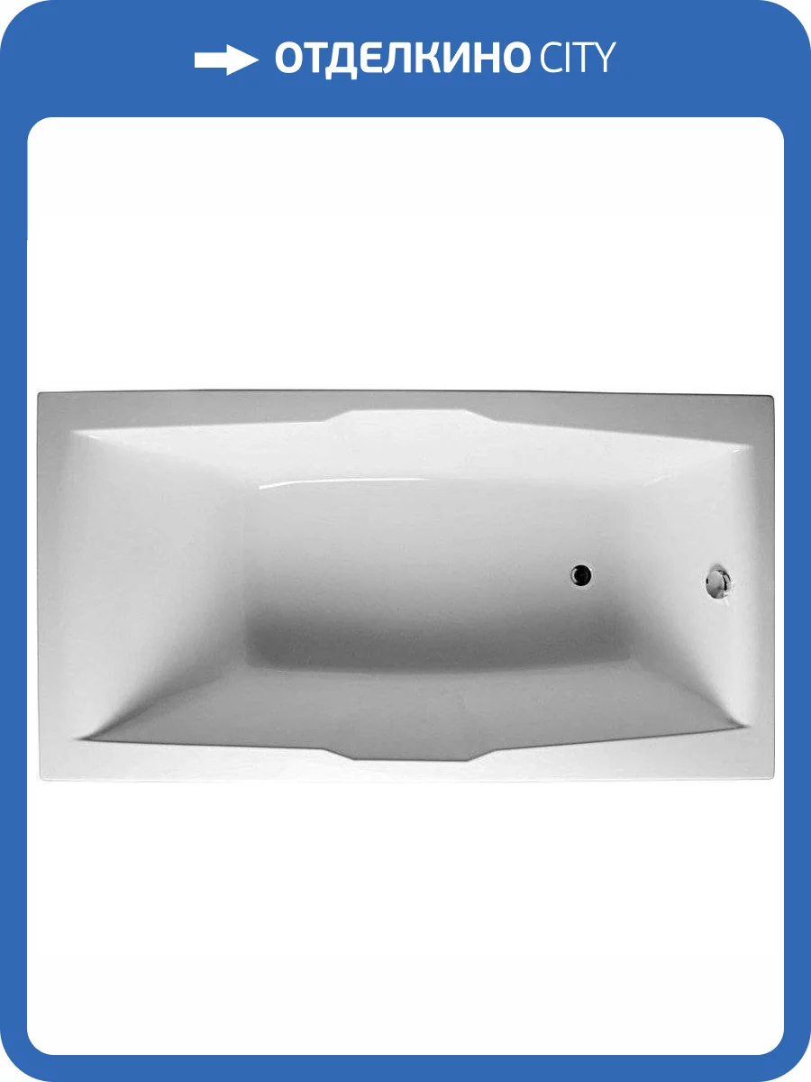 Акриловая ванна 1MarKa Korsika 190x100 фото 4