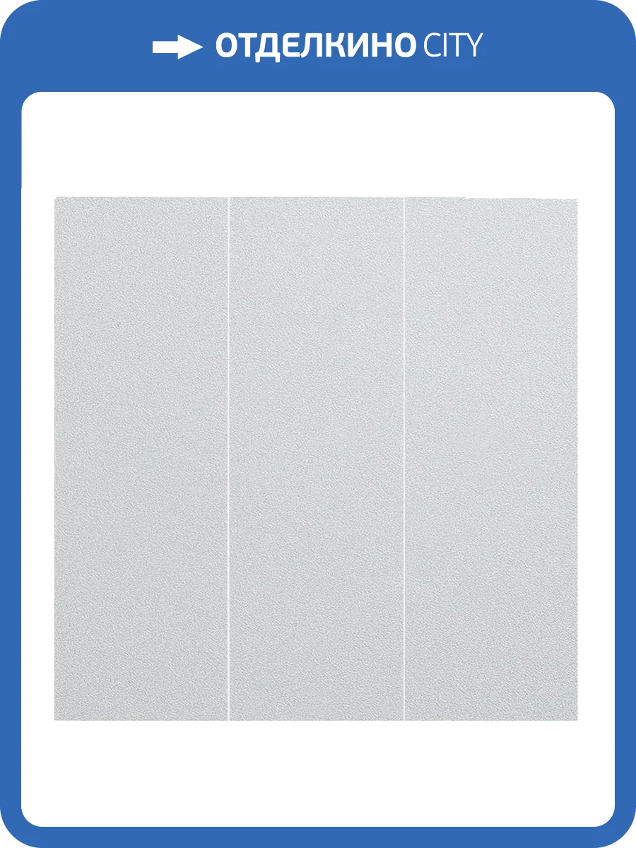 Клавиши трехклавишного выключателя Rikett 35661 SV серебро фото 2