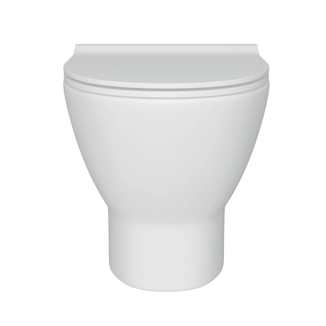 Унитаз подвесной Watersense Belinda W00149 безободковый, сиденье микролифт фото 15