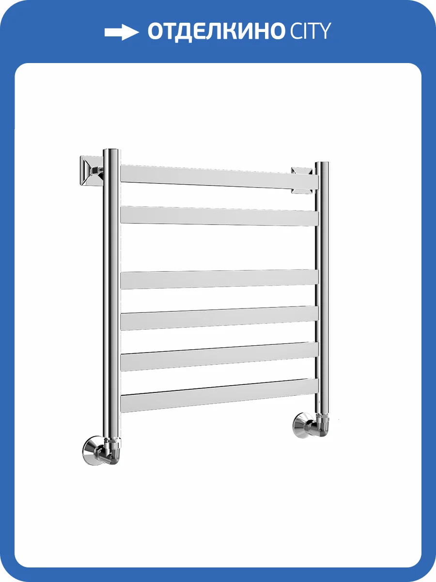 Полотенцесушитель водяной Ника Modern ЛМ-4 60/50, хром фото 2