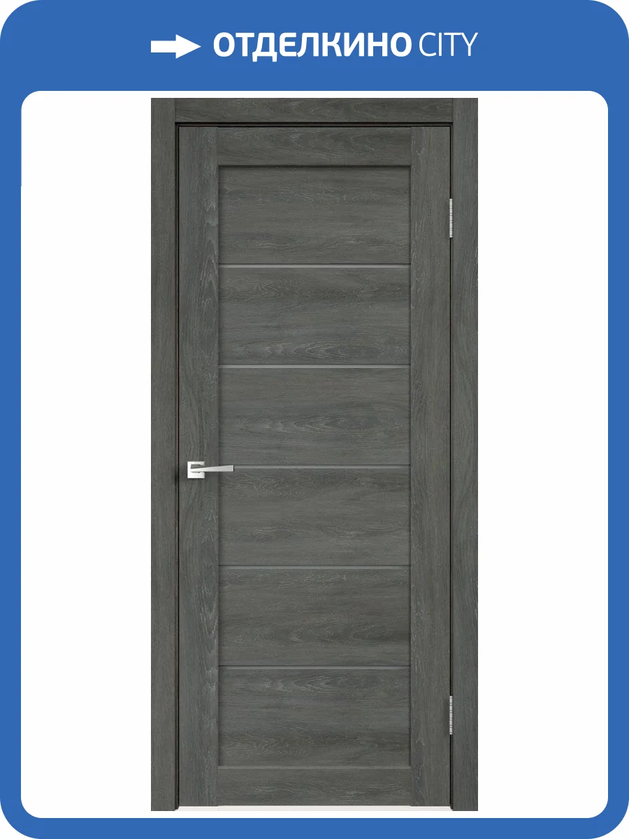 Дверное полотно экошпон VellDoris LINEA 1 VD013555 Мателюкс 700x2000 фото 2