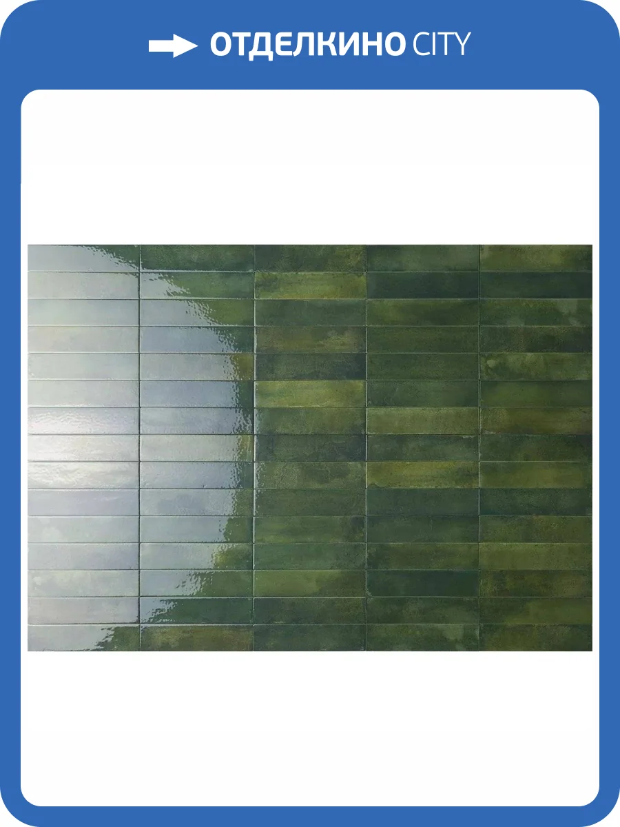 Керамогранит Rondine Group RHS Mojave J91279 Green Brick 6x25 фото 2