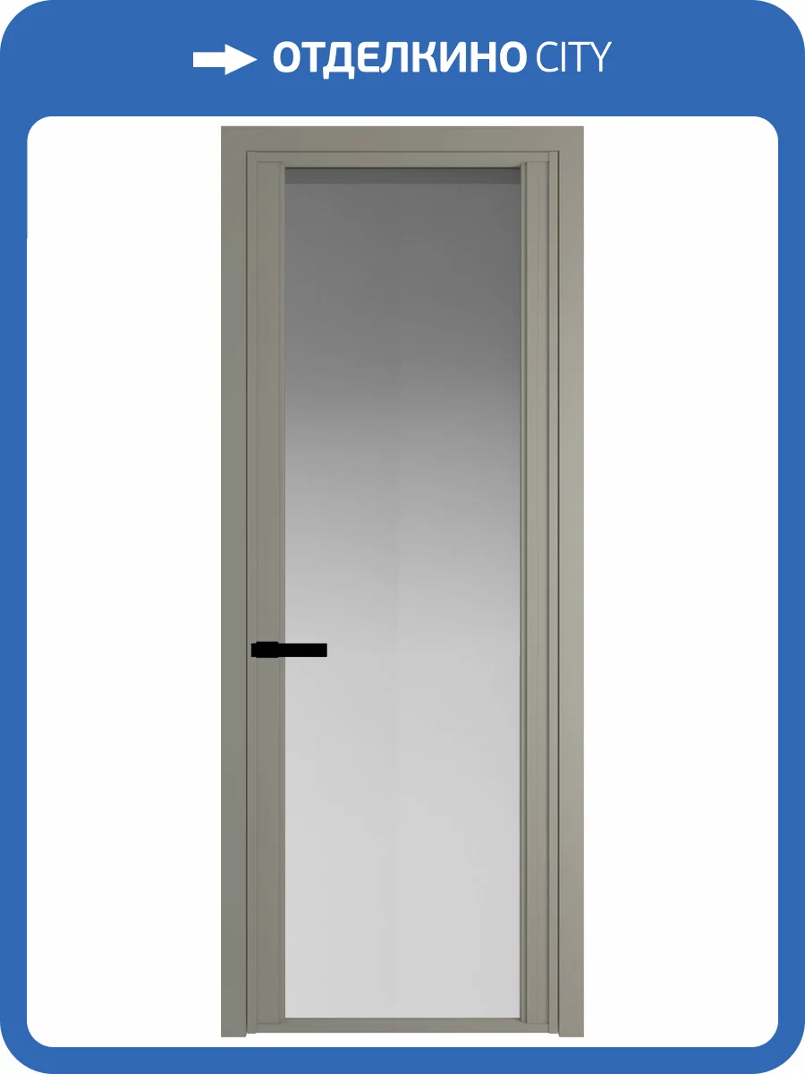 Межкомнатная дверь Profil Doors 2 AGP цвет профиля Никель матовый, стекло безопасное 6 мм матовое 600x2000 фото 2