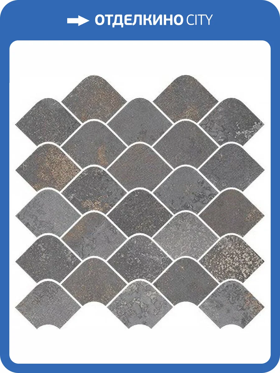 Мозаика Vives Yuri Mosaico Korubo Nt Grafito 30x30 фото 2