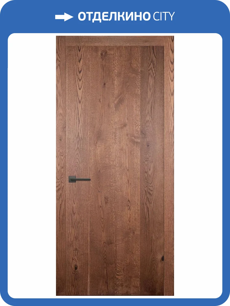 Межкомнатная дверь Ока Легно-1 полотно Мореный дуб 700x2000 фото 2