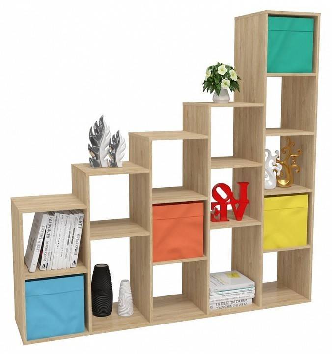 Стеллаж МФ Jazz СТ Л 175С СТ-Л-175С Дуб сонома