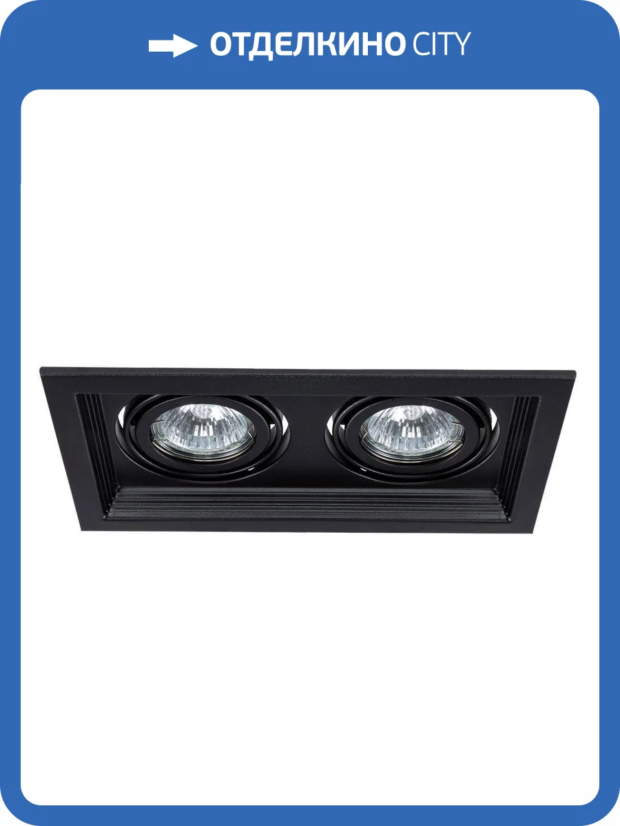 Встраиваемый светильник Arte Lamp Canis A6661PL-2BK фото 5