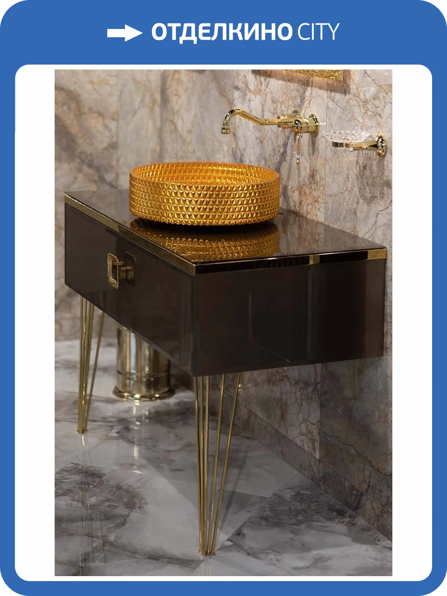 Столешница Armadi Art Lucido 853-100-BB стекло 100см прямая бронзированный коричневый фото 2