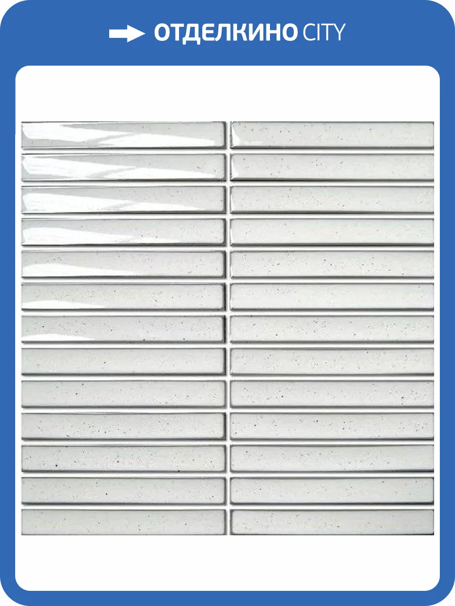 Мозаика NSmosaic Rustic series R-340 Глянцевая (2x14.5) 29.6x29.9 фото 4