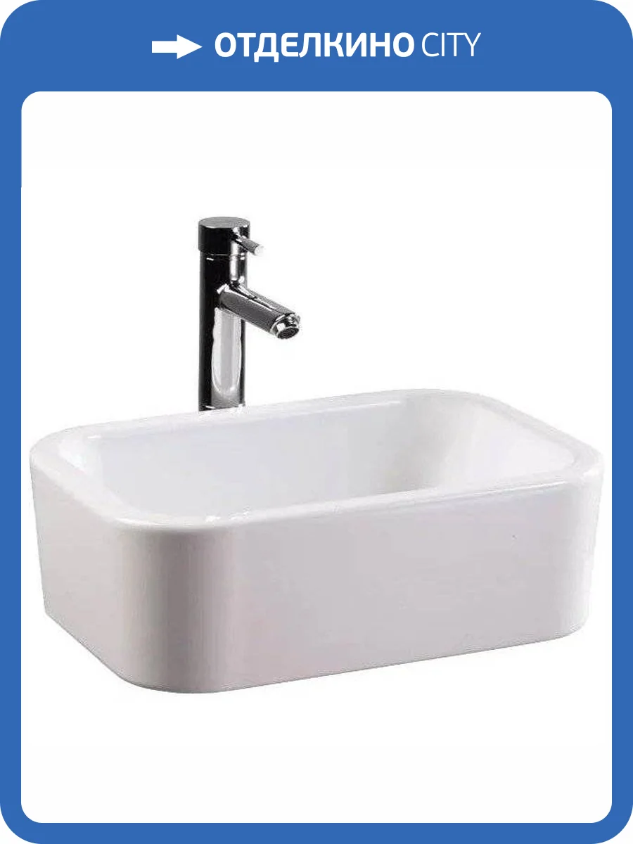 Раковина beWash Ontario 35481001 50 см, белая глянцевая фото 4