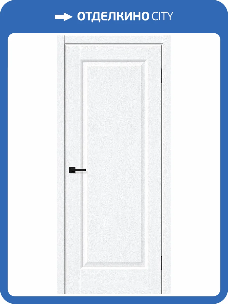 Межкомнатная дверь Bravo Неоклассик-30 полотно White Silkwood 700x2000 фото 2