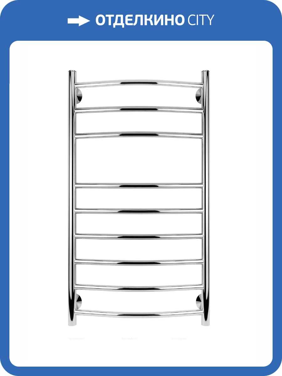 Полотенцесушитель водяной Secado Милан 4603777445157 5 100x60, хром, с комплектом подключения фото 3