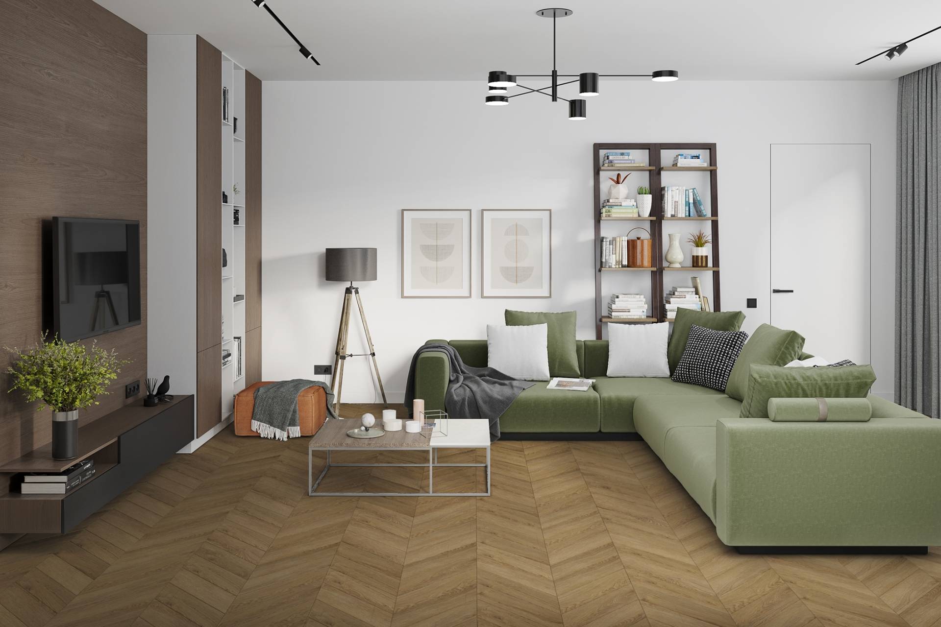 LVT Ламинат Damy Floor Chevron 2.5/43 4V DF04-Ch-LVT Лувр 600x127 фото 10