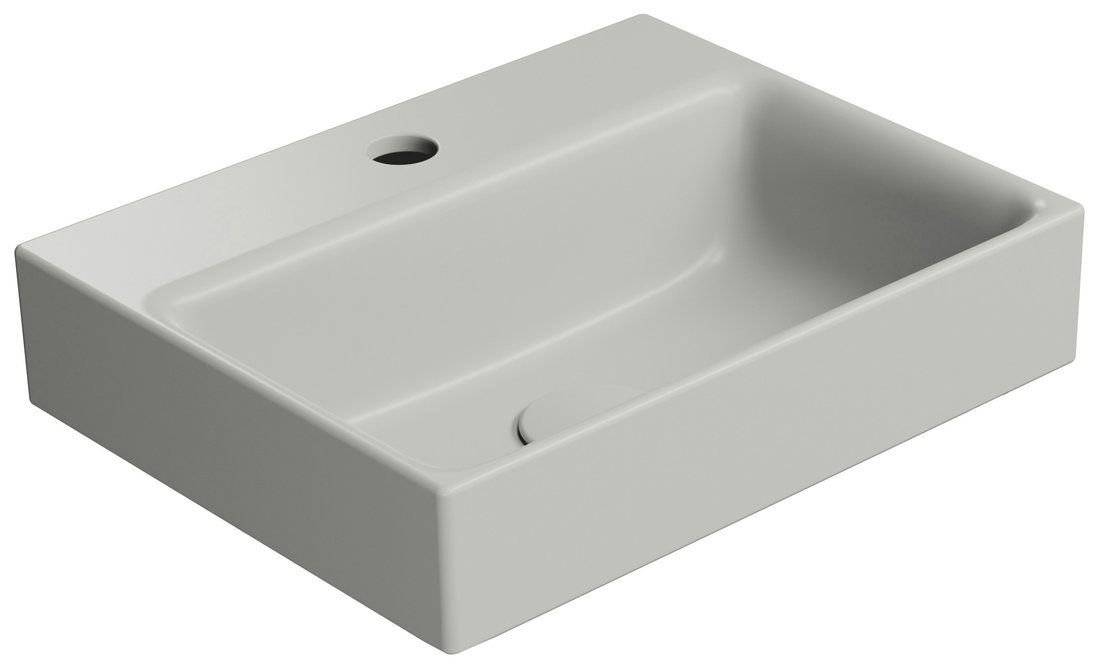 Раковина GSI Nubes 9684117 серый матовый, 40x32