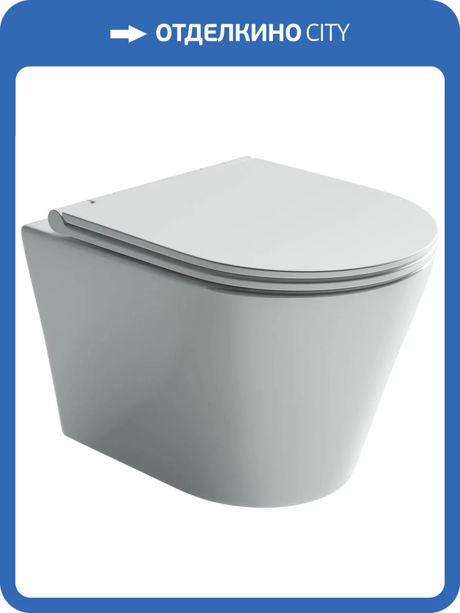 Унитаз подвесной Ceramica Nova Forma CN3011 с крышкой-сиденьем микролифт фото 10