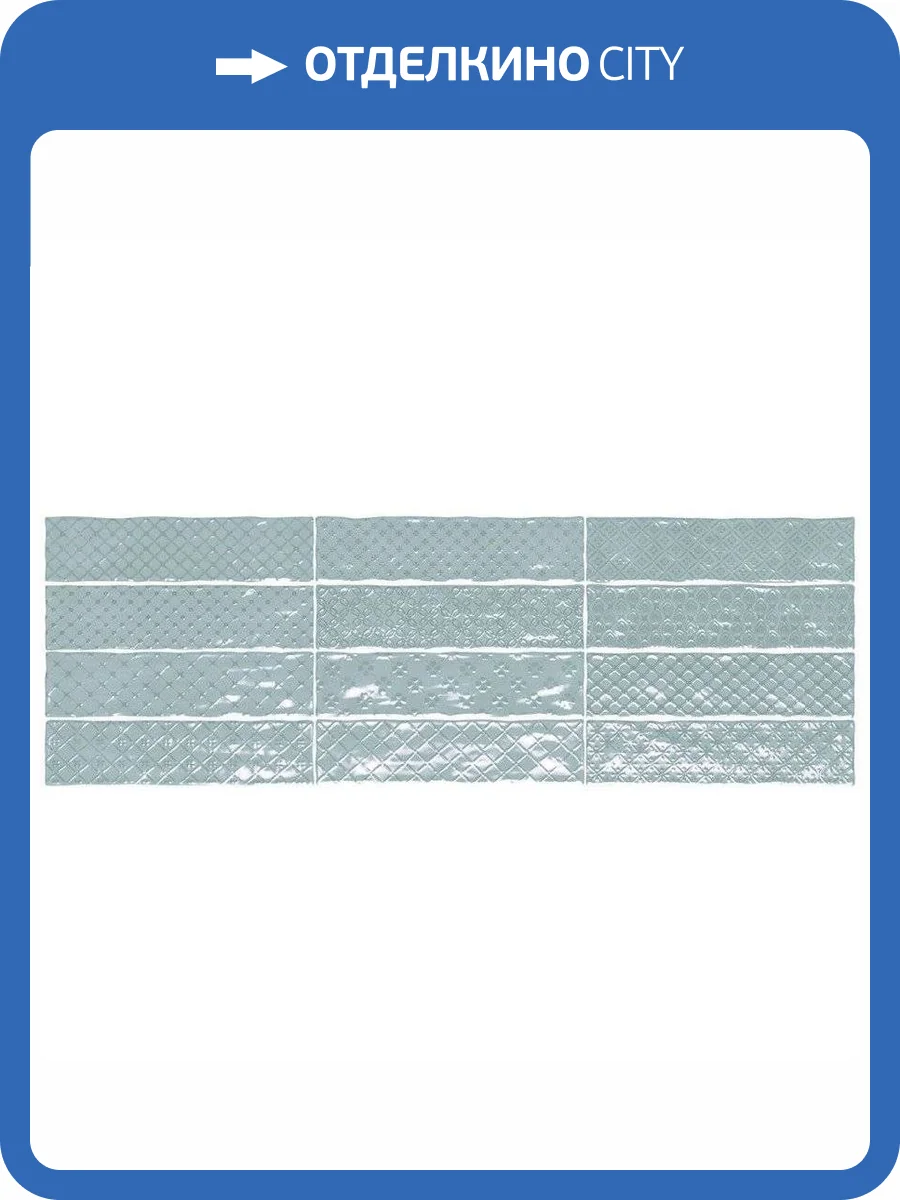 Декор El Barco Music Azul Decor 7.5x30 фото 3