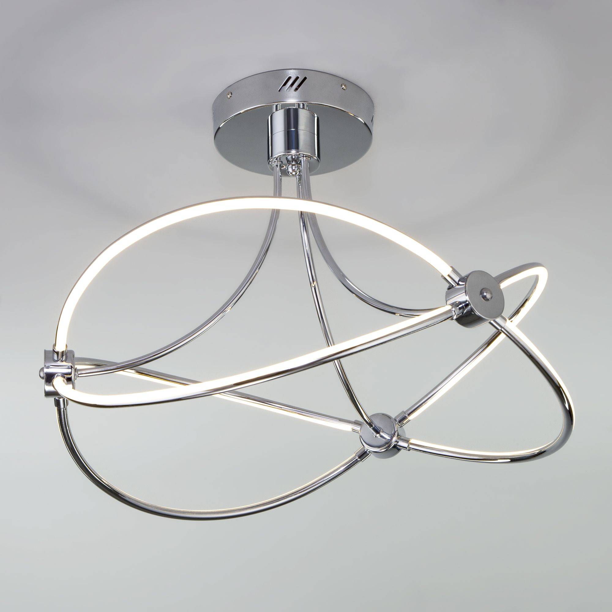 Потолочный светодиодный светильник Eurosvet Petto 90246/6 хром Smart