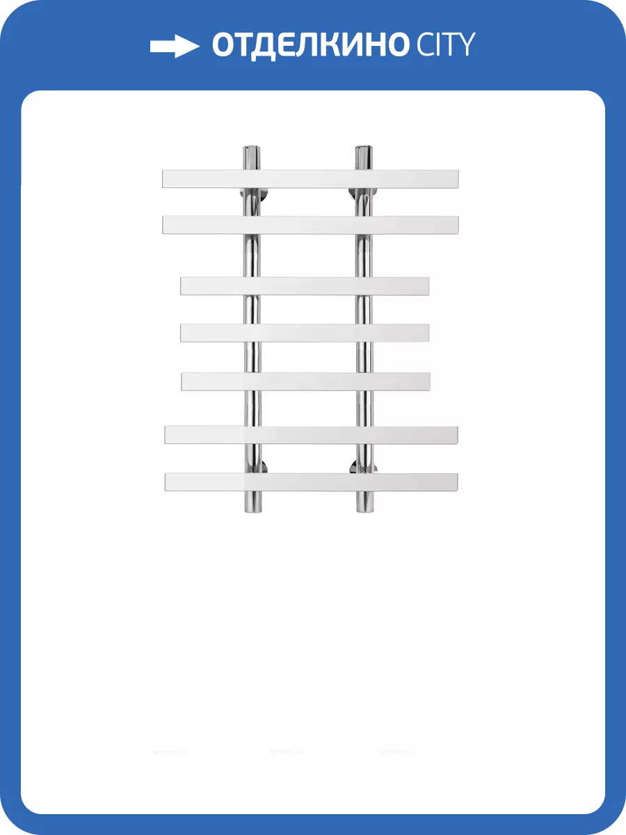 Полотенцесушитель водяной Secado Понтида 4603777447663 2 80x20x60, хром, с комплектом подключения фото 3