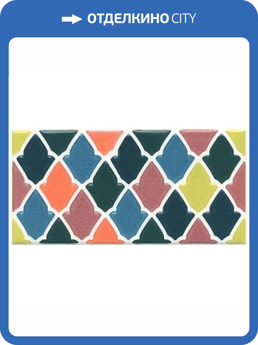 Декор Kerama Marazzi Алькасар HGD/A324/16000 7.4x15 фото 2