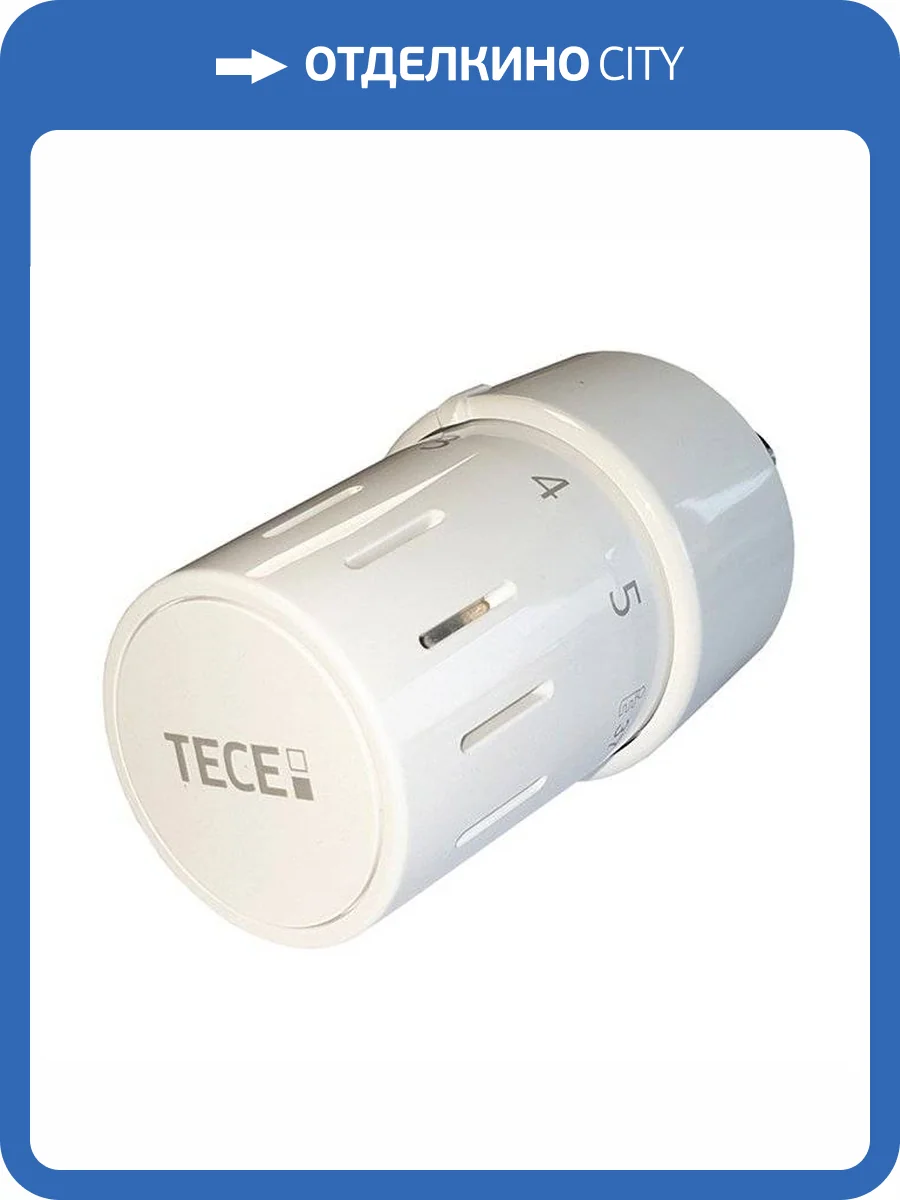 Термостат TECE для вентилей с резьбой М30 х 1,5, белый фото 2