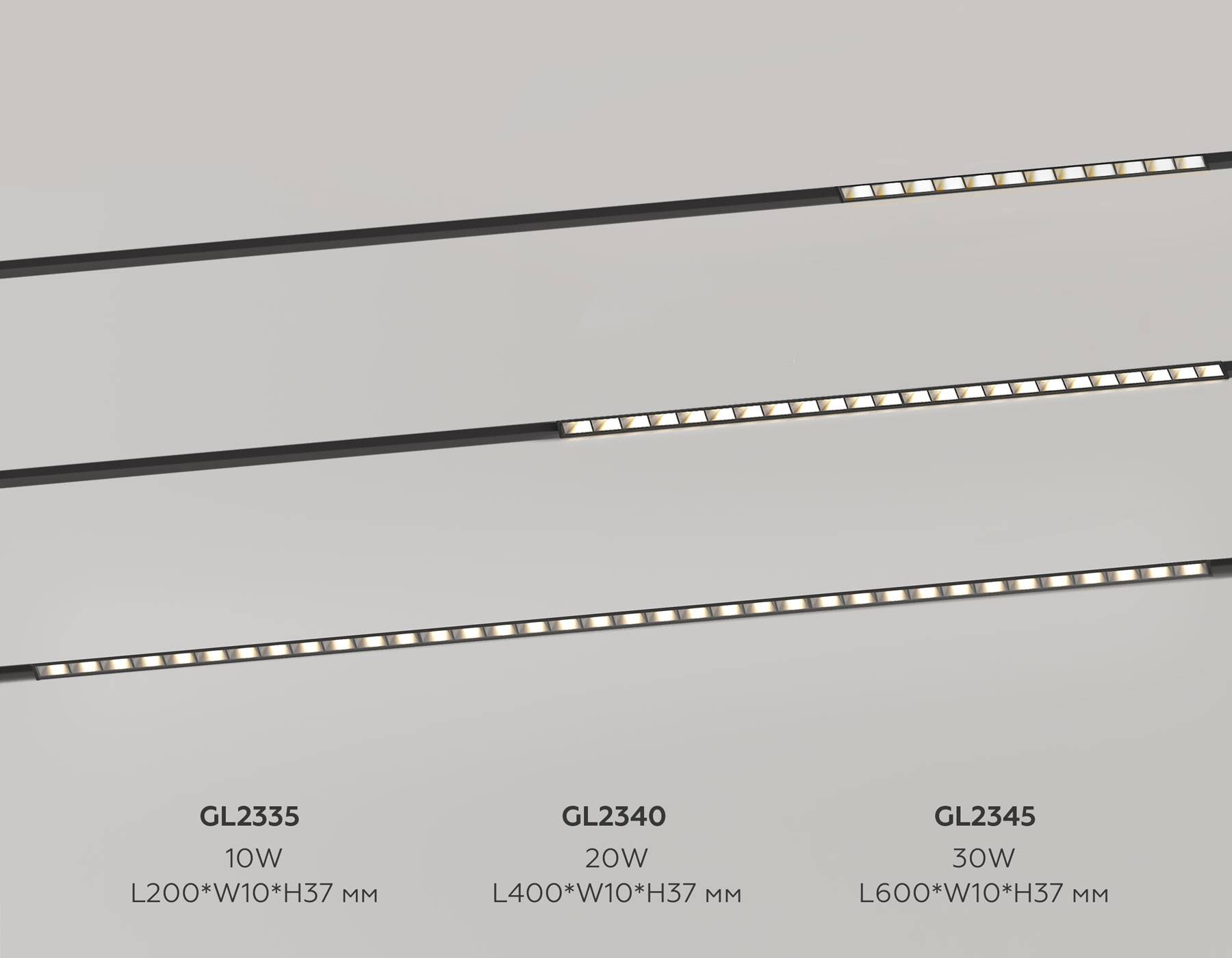 Трековый линейный светодиодный светильник Ambrella light Track System GL2340 фото 8