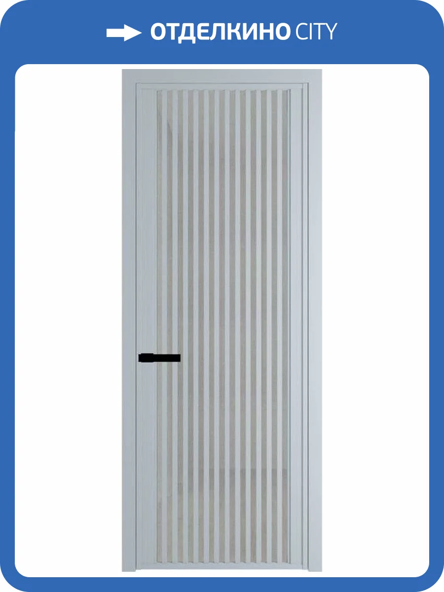 Межкомнатная дверь Profil Doors 3 AGP цвет профиля Серебро, стекло безопасное 6 мм рэте 600x2000 фото 2