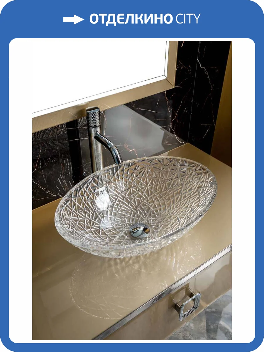 Столешница Armadi Art Lucido 853-100-Light Gold стекло 100см прямая светлое золото фото 2