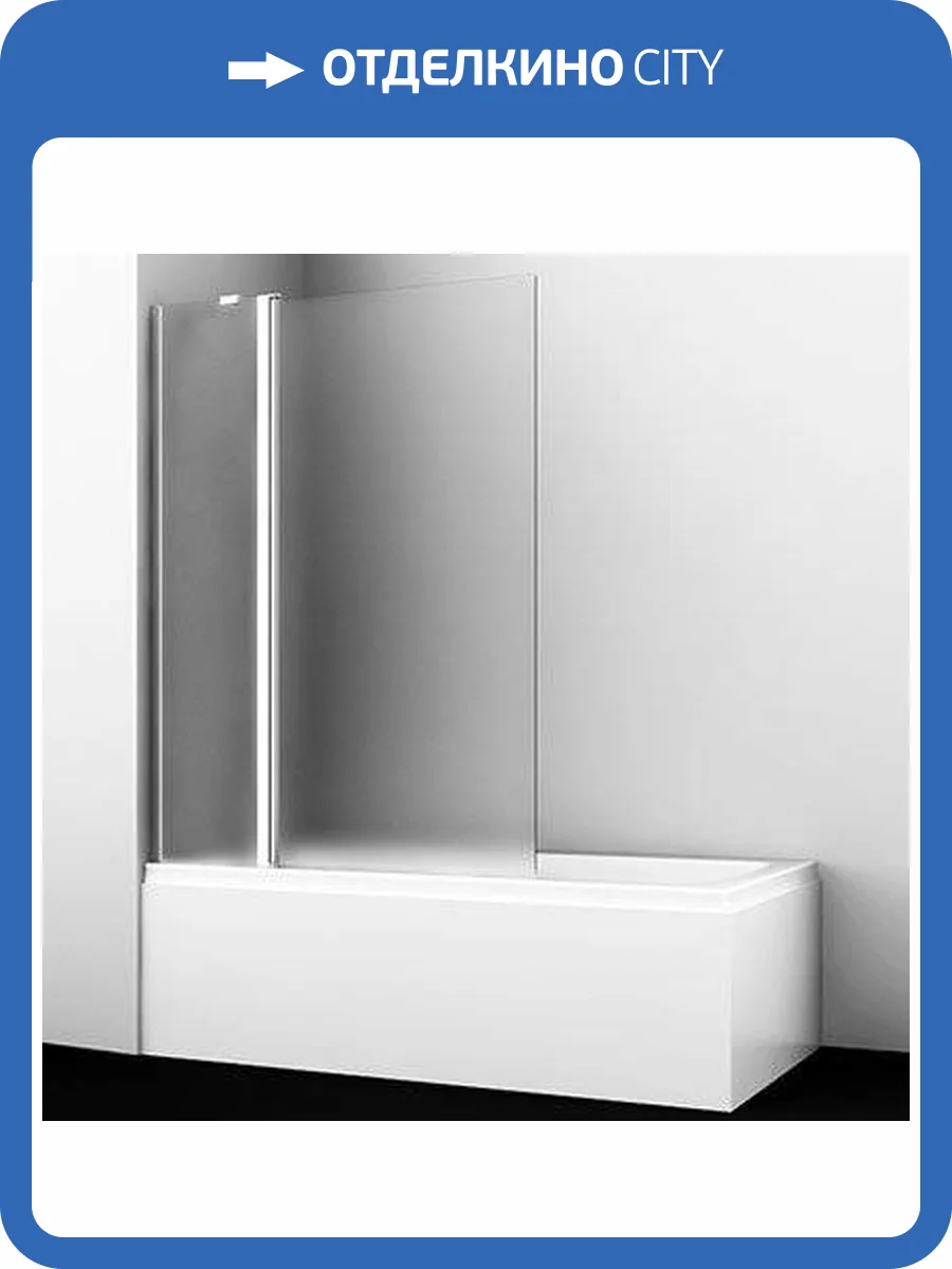 Шторка на ванну Wasserkraft Berkel 48P02-110LM фото 3